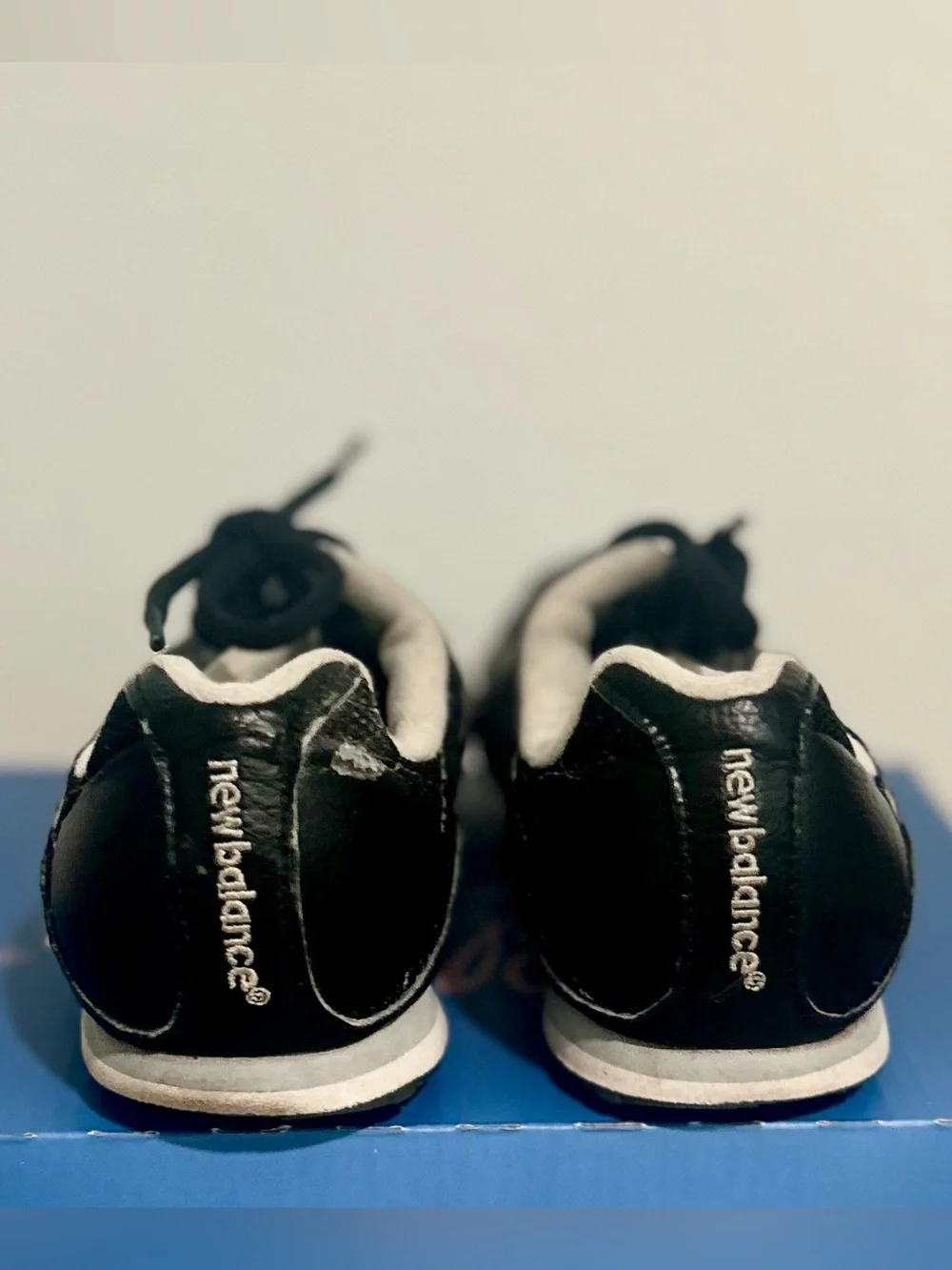 Vintage New Balance 442 Black Low Top Lace-Up Argyle Athletic Sneaker 8 CW442BS - Picture 4 of 8